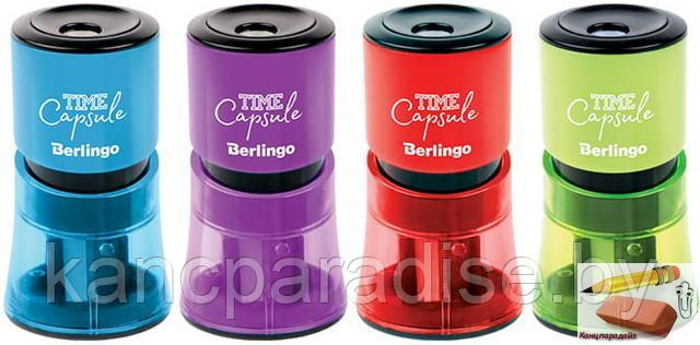 Точилка Berlingo TimeCapsule, 2 отверстия, ассорти, дисплей, ассорти, арт.BBp_15007