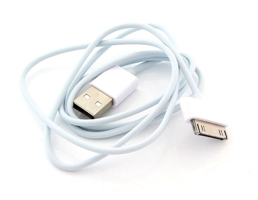 USB кабель Apple для iPhone 2G,3G,3GS,4,4S,iPod, iPad для зарядки и синхронизации - фото 1 - id-p92696874