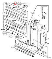 Брус противорежущий универсальный AZ57685 (30-1030-03-01-0) (Германия)