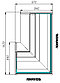 Кондитерская витрина Carboma Vision KC82 SM-5 01 ( модуль правый) (0…+10) угловая внешняя, фото 3