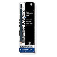 Набор карандашей графитных STAEDTLER Mars Lumograf black (8B, 6B, 4B, 2B), 100B-G6