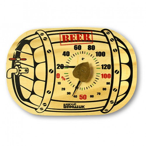 Термогигрометр для бани "Бочка" 