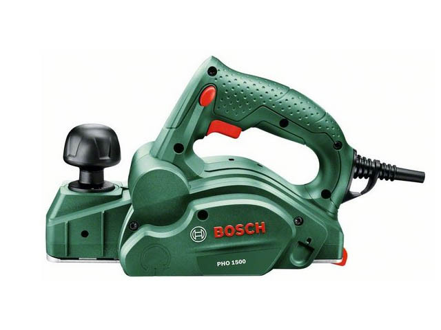 Рубанок электрический BOSCH PHO 1500 в кор. (550 Вт, шир. до 82 мм, глуб. до 1.5 мм)