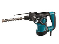 Перфоратор MAKITA HR 2811 F в чем. (800 Вт, 2.8 Дж, 3 реж., патрон SDS-plus, вес 3.3 кг, подсветка)