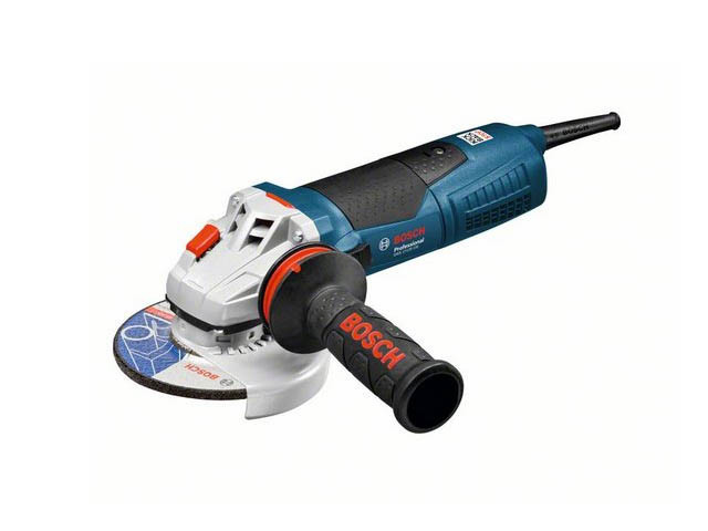 Одноручная углошлифмашина BOSCH GWS 17-125 CIE в чем. (1700 Вт, диск 125х22 мм, вибро, плавный пуск, регул.