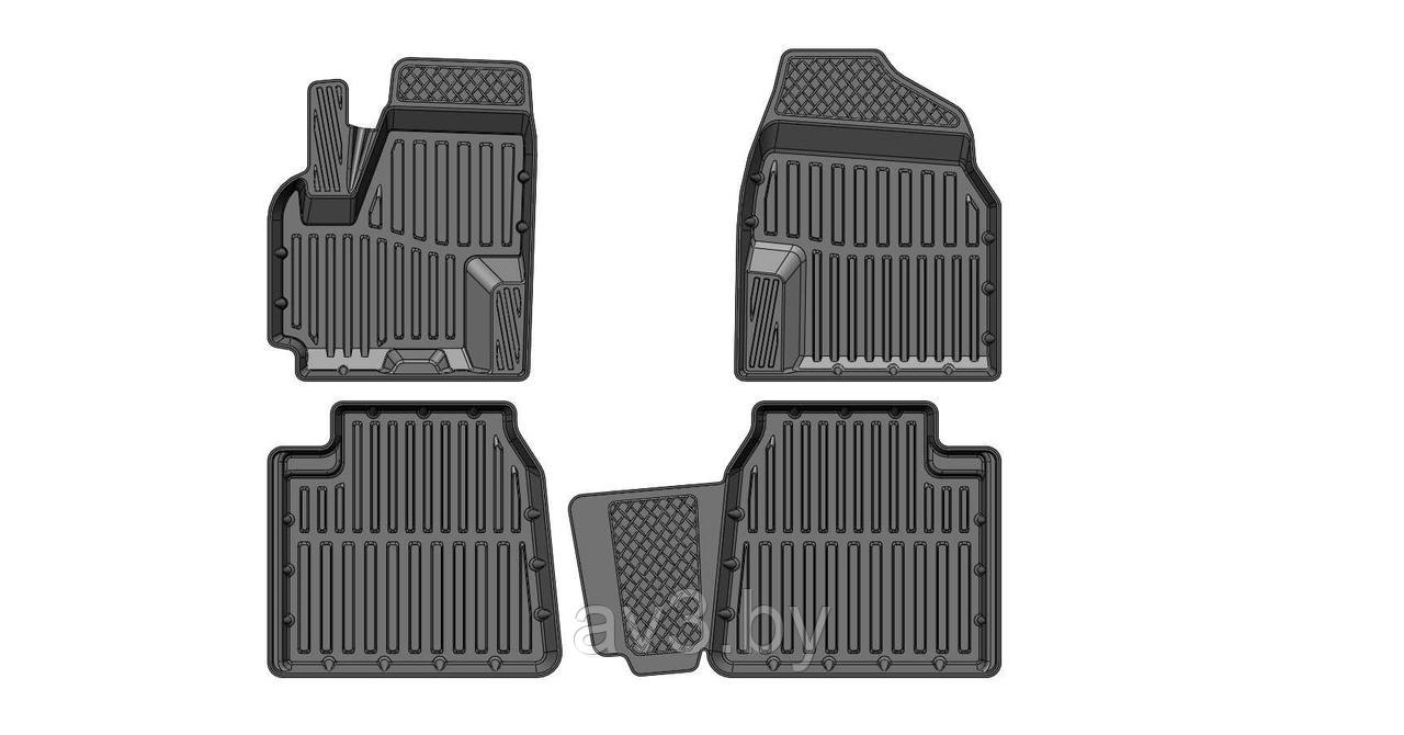 Коврики в салон Lifan X60 (2011- /Лифан х60 (SRTK 3D-форма PREMIUM) - фото 2 - id-p92693036