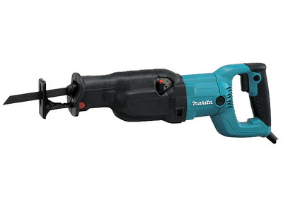 Сабельная пила MAKITA JR 3060 T в чем. + 3 пильных полотна (1250 Вт, дерево до 255 мм, металл до 20 мм)