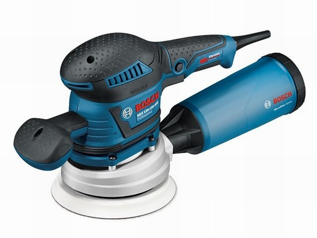 Эксцентриковая шлифмашина BOSCH GEX 125-150 AVE L-BOXX (400 Вт, 150 мм, 11000 - 24000 кол/мин, регул. об., антивибрационная система)