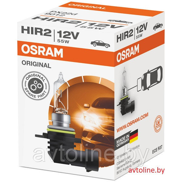 Автомобильная лампа HIR2 Osram 9012