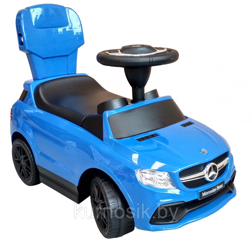 Машинка-каталка детская Chi Lok Bo Mercedes AMG с ручкой 3 в 1 (арт.3288w) Синий - фото 5 - id-p92733283