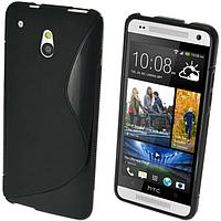 Чехол-накладка для HTC One Mini (силикон) черный