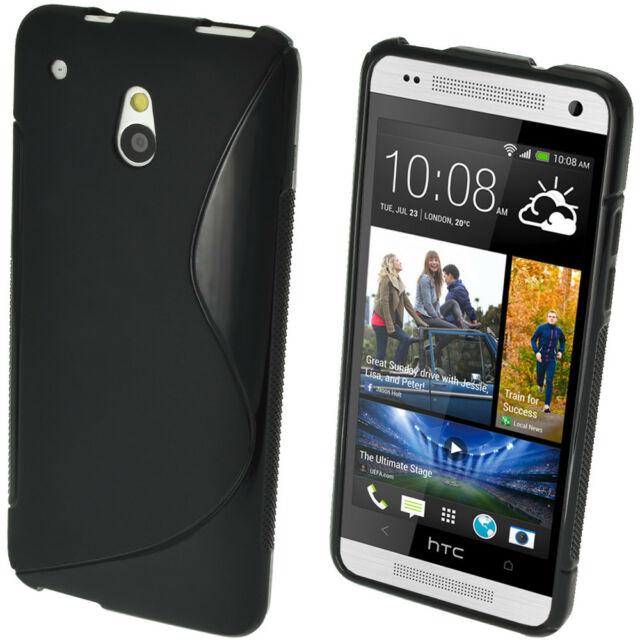 Чехол-накладка для HTC One Mini (силикон) черный - фото 1 - id-p92734598