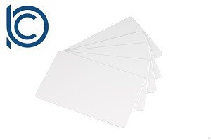 Заготовка для пластиковой карты, ПВХ, белая, ламинированная, 54х86х0,76 мм, фото 2