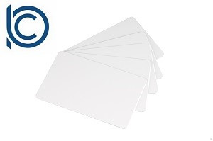 Заготовка для пластиковой карты, ПВХ, белая, ламинированная, 54х86х0,76 мм