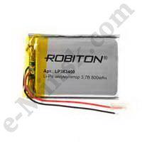 Аккумулятор литий-полимерный Li-Po (Li-Ion Pol) ROBITON LP383450 3.7В 800мАч PK1 (4х34x50мм), КНР