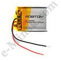Аккумулятор литий-полимерный Li-Po (Li-Ion Pol) ROBITON LP402025 3.7В 150мАч PK1 (4х20x25мм), КНР - фото 1 - id-p92736480