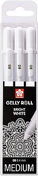 Набор белых гелевых ручек Gelly Roll Bright White, 0.4мм, Sakura
