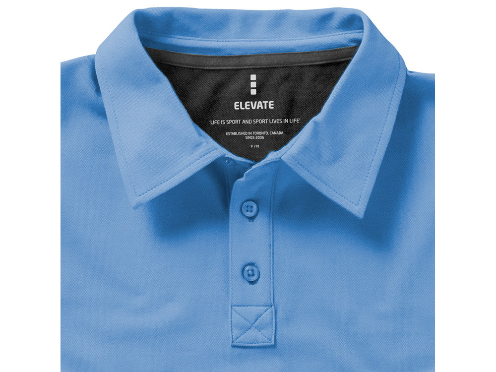 Рубашка поло Markham мужская, голубой/антрацит - фото 7 - id-p92751457