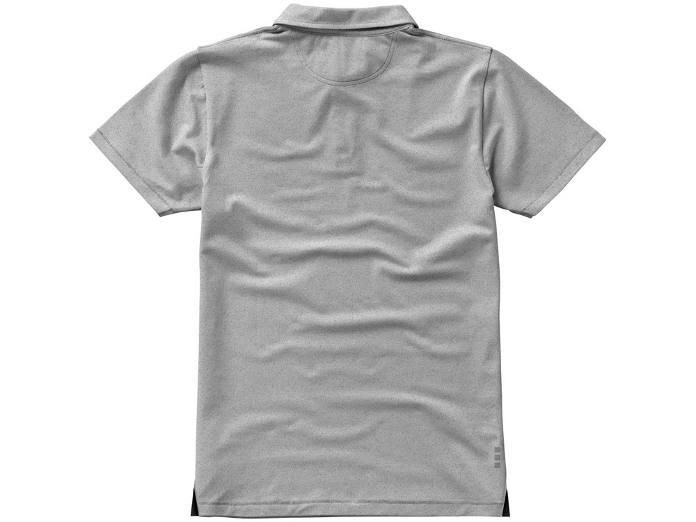 Рубашка поло Markham мужская, серый меланж/антрацит - фото 4 - id-p92751459