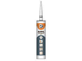 Герметик акриловый P PLUS Acryl (бел.) 280мл