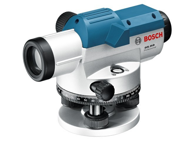 Нивелир оптический BOSCH GOL 20 D в кейсе (увеличение 20х, до 60 м, резьба 5/8") - фото 1 - id-p92761020