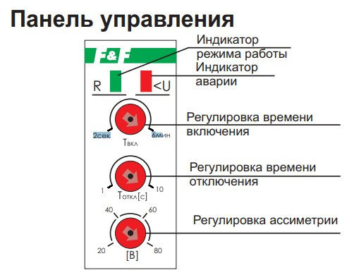 Реле контроля фаз Евроавтоматика ФиФ CZF-314, фото 2