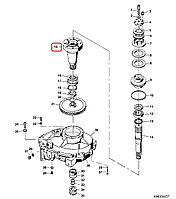 Вал шестерня LCA64759 LCA64759 Вал шестерня LCA64759