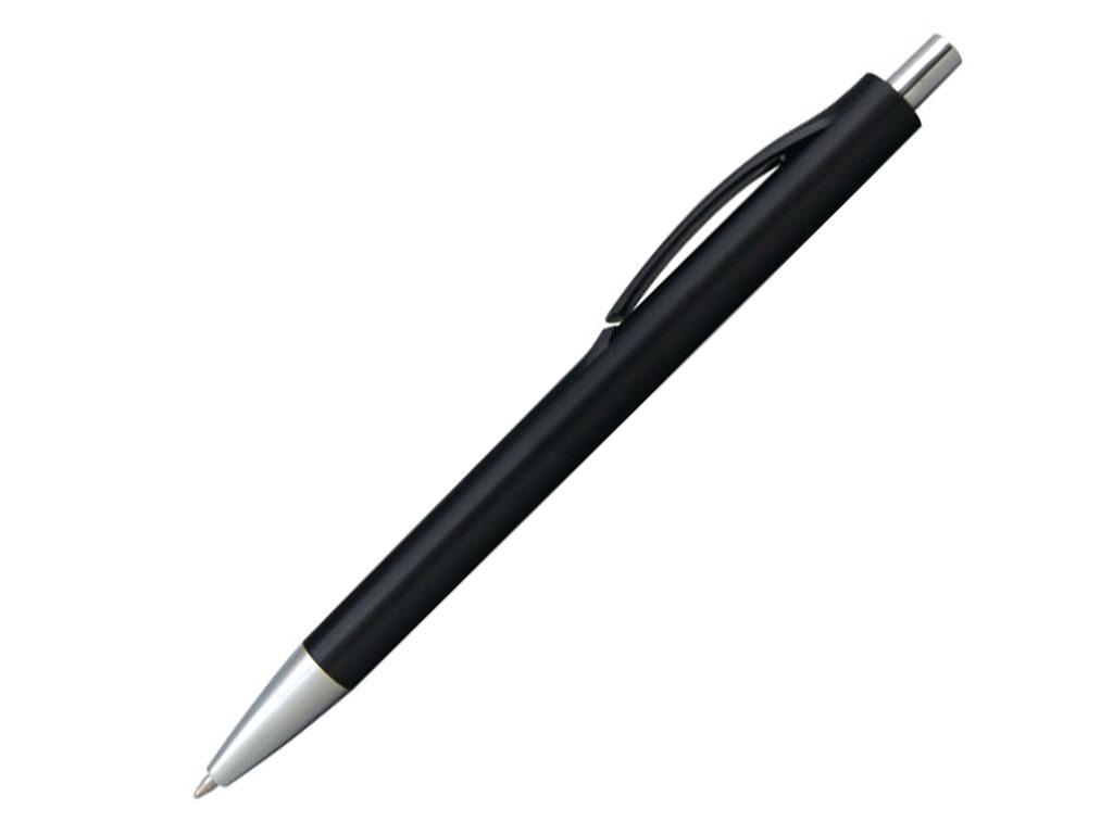 Ручка шариковая, пластик, черный/серебро