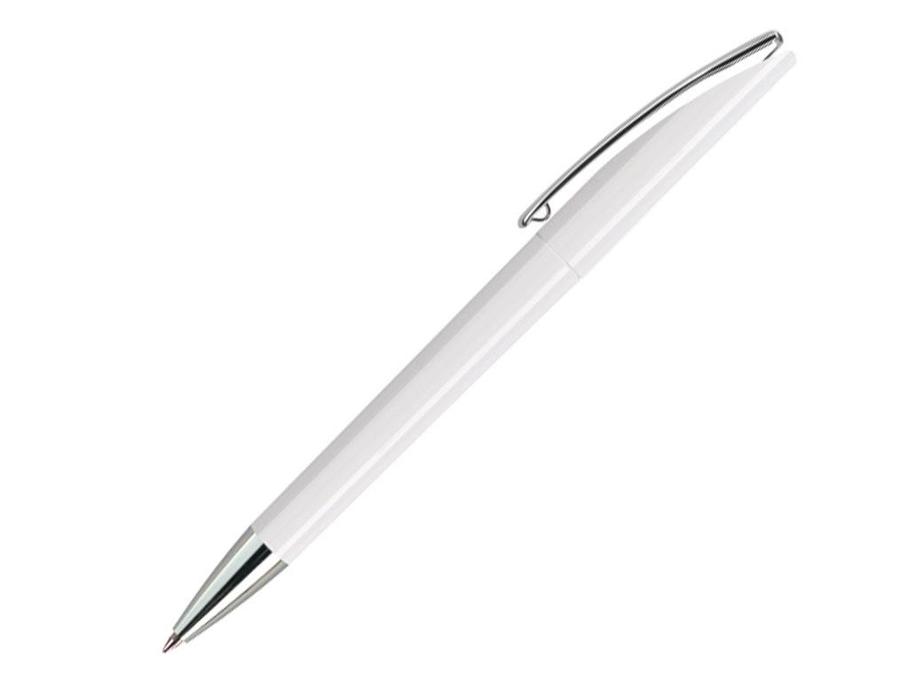 Ручка шариковая, пластик, металл, белый/серебро, EVO, фото 1