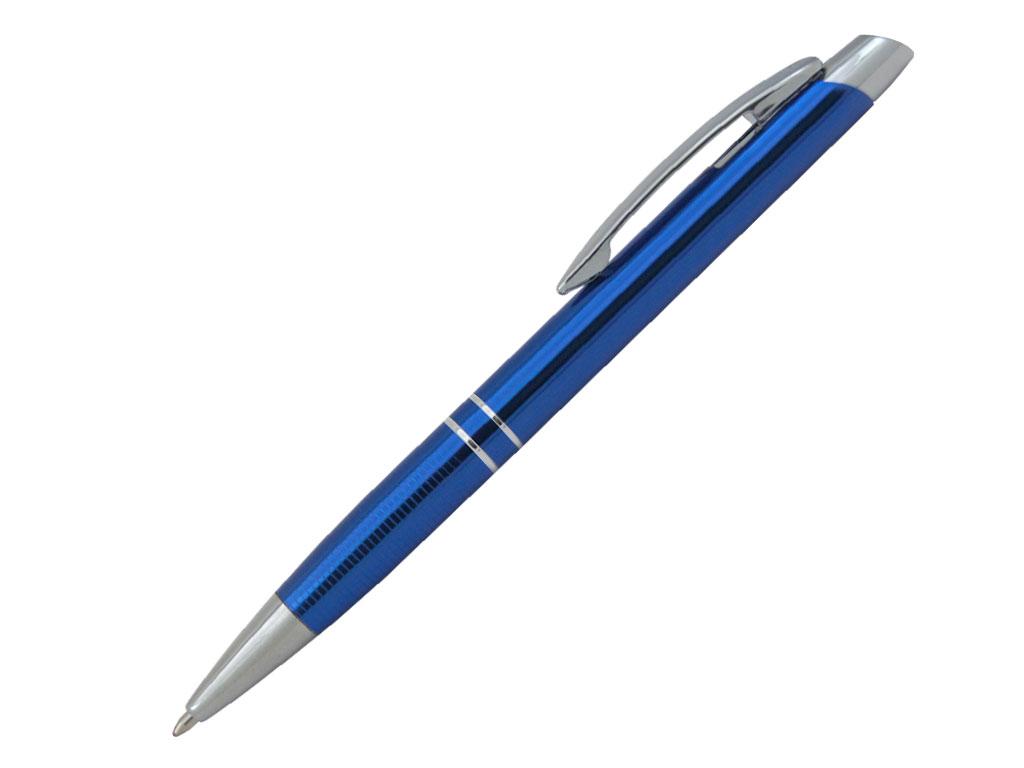 Ручка шариковая, металл, Marietta, синий, дизайн Santini