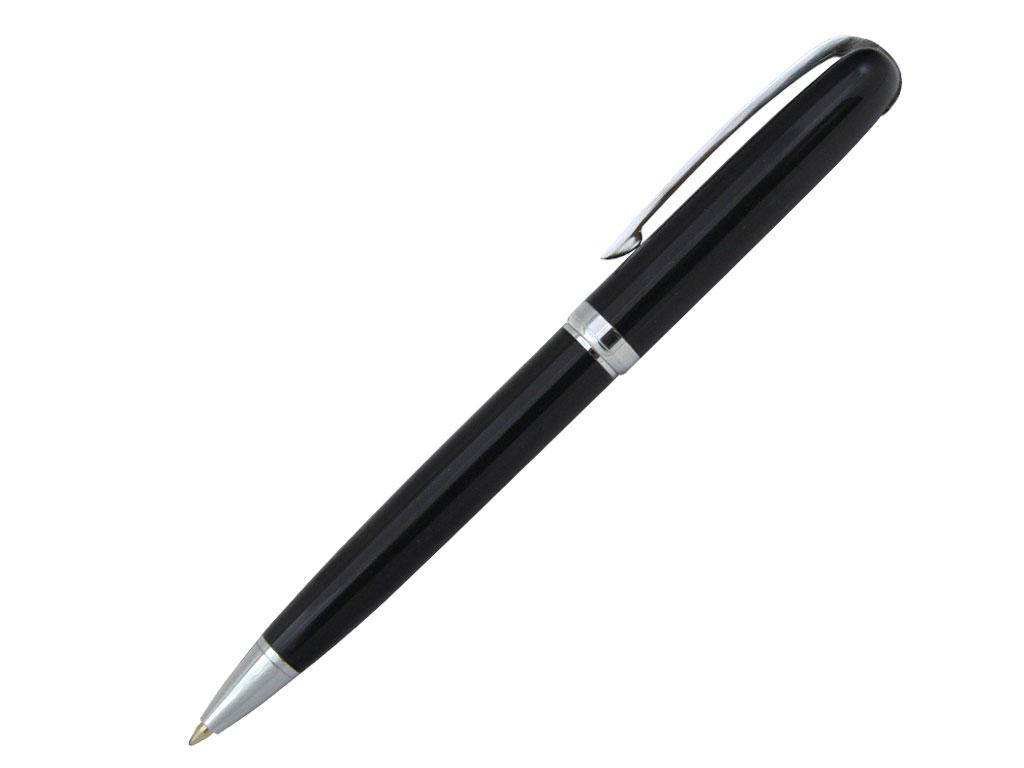 Ручка шариковая, металл, черный/серебро, КОНСУЛ, фото 1