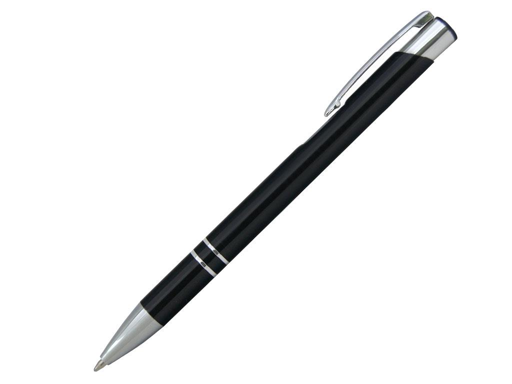 Ручка шариковая, COSMO, металл, черный/серебро