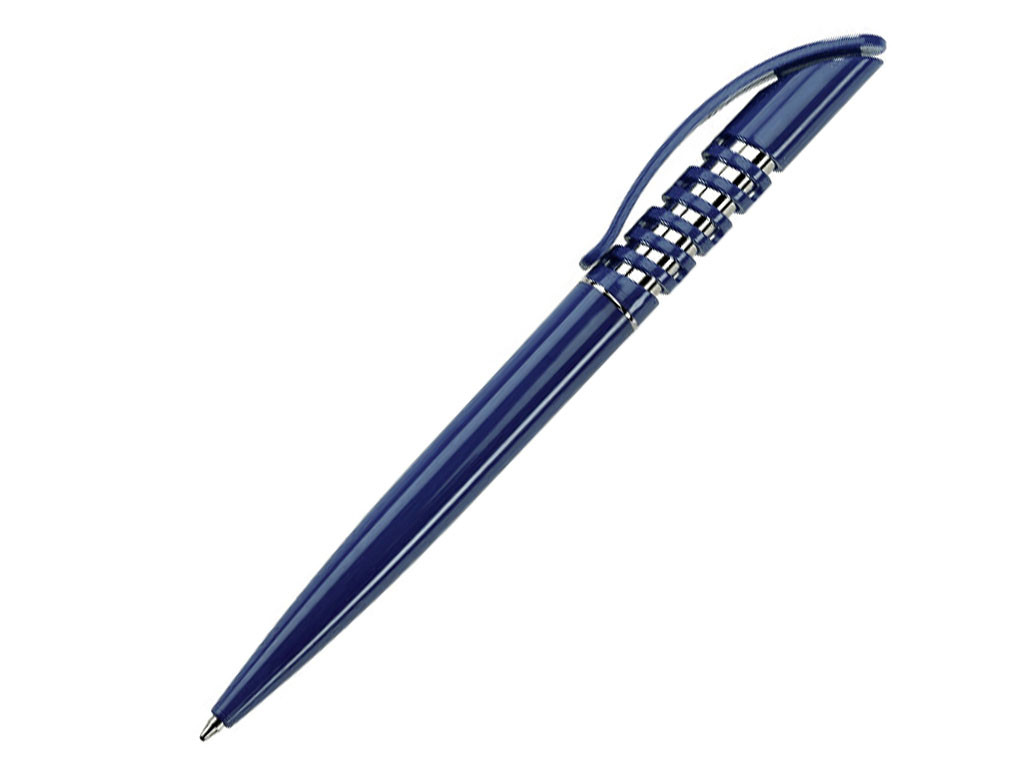 Ручка шариковая, пластик, темно синий/серебро, WINNER