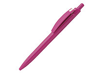 Ручка шариковая, пластик, розовый/белый