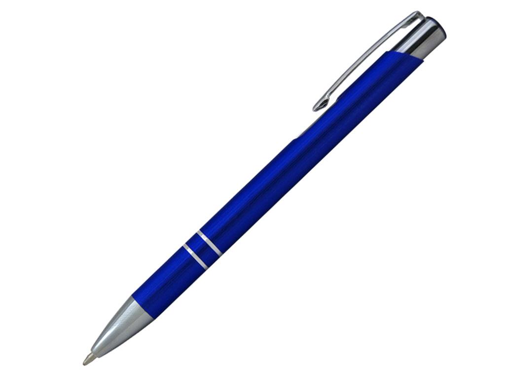 Ручка шариковая, COSMO, металл, синий/серебро