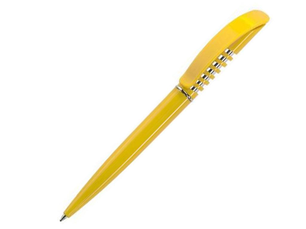 Ручка шариковая, пластик, желтый/серебро, WINNER