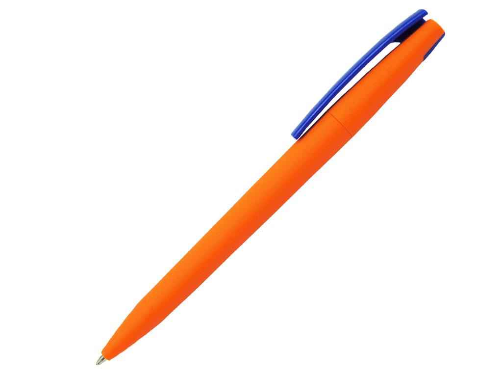 Ручка шариковая, пластик, софт тач, оранжевый/синий, Z-PEN Color Mix