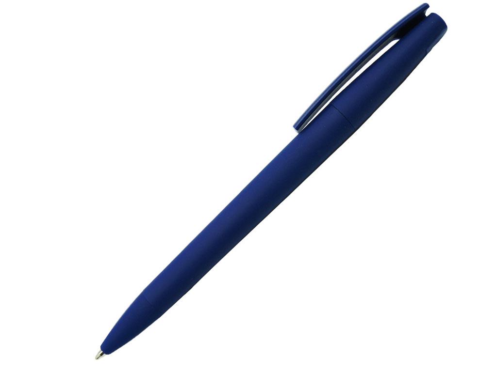 Ручка шариковая, пластик, софт тач, синий/синий, Z-PEN, фото 1
