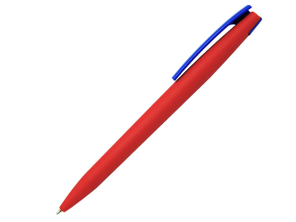 Ручка шариковая, пластик, софт тач, красный/синий, Z-PEN Color Mix