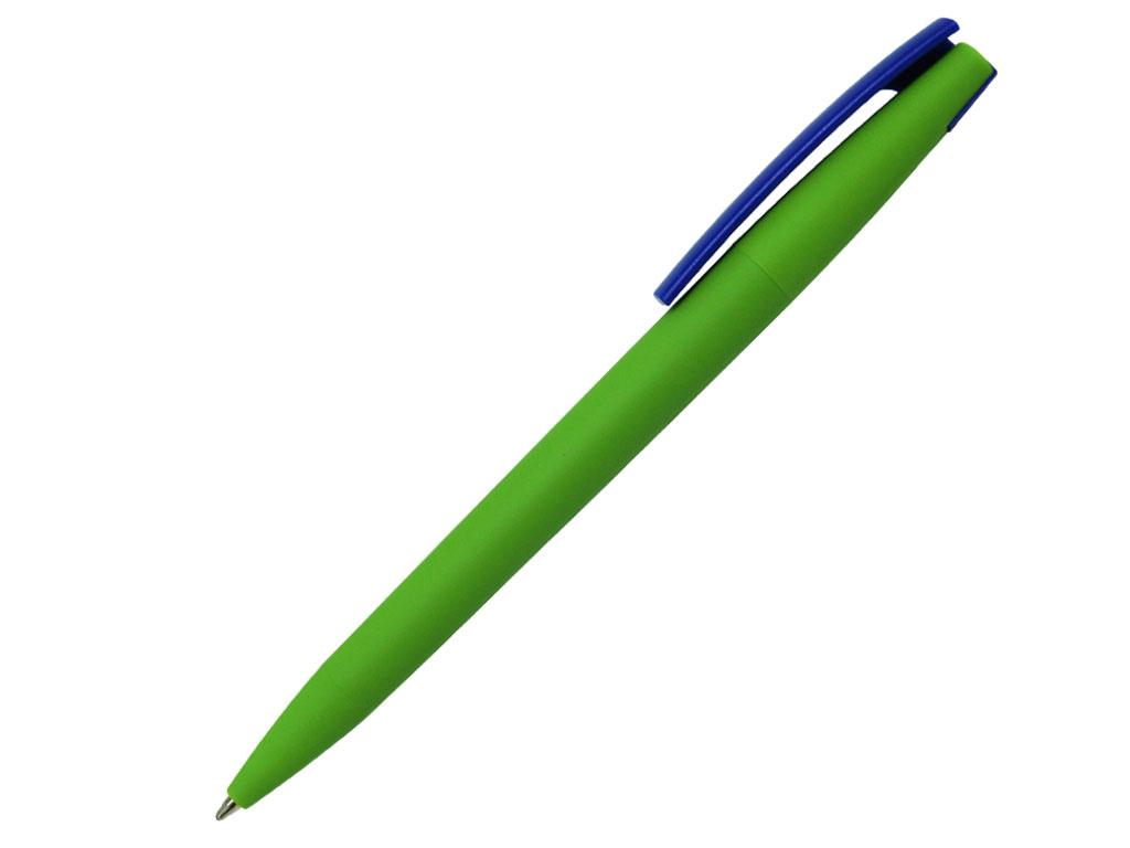 Ручка шариковая, пластик, софт тач, зеленый/синий, Z-PEN Color Mix