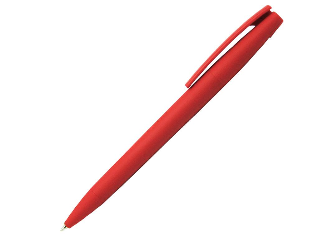 Ручка шариковая, пластик, софт тач, красный/красный, Z-PEN, фото 1