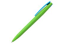 Ручка шариковая, пластик, софт тач, зеленый/голубой, Z-PEN Color Mix