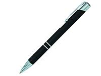 Ручка шариковая, металл, OLEG Soft Touch, черный