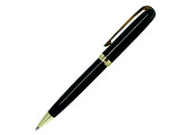 Ручка шариковая, металл, черный, золото, КОНСУЛ, фото 1