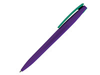 Ручка шариковая, пластик, софт тач, фиолетовый/зеленый, Z-PEN Color Mix