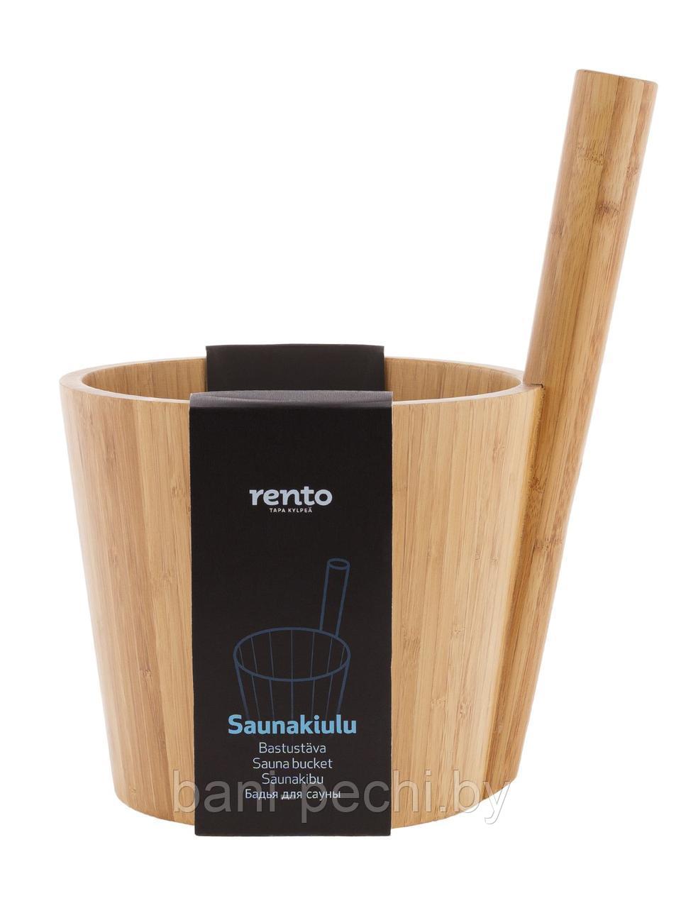 Запарник бамбуковый RENTO для сауны, бамбук - фото 2 - id-p92790127