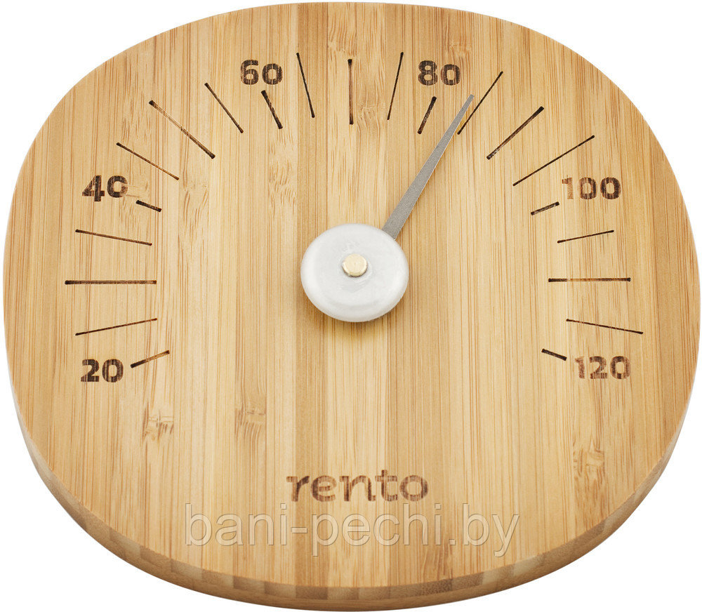 Термометр бамбуковый для сауны RENTO, бамбук - фото 1 - id-p92790134