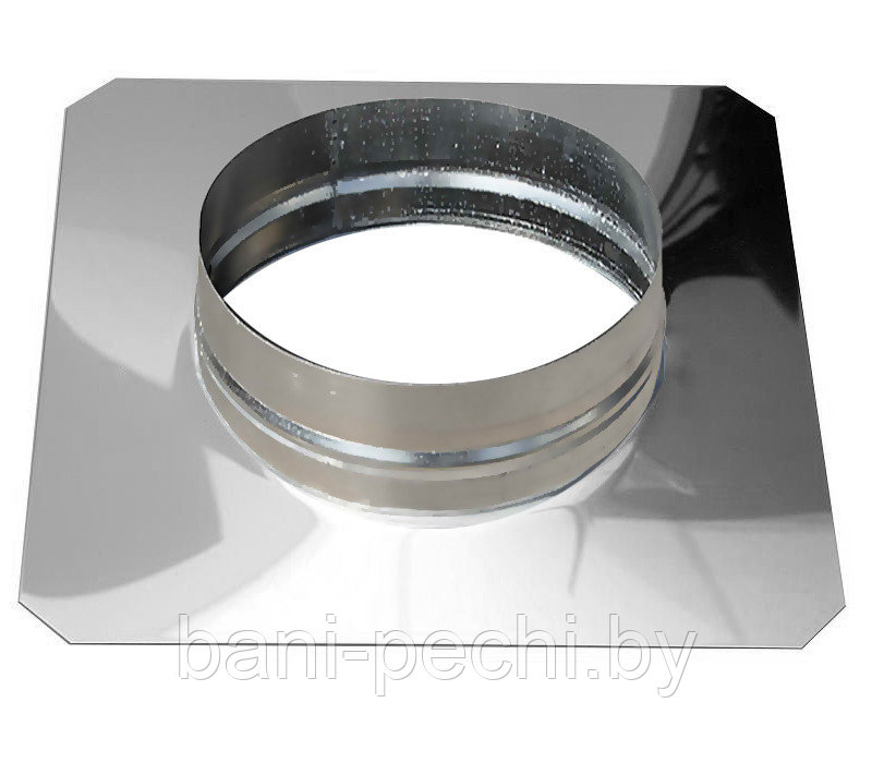 Плоское основание для турбодефлектора из нержавеющей стали - фото 1 - id-p92790193