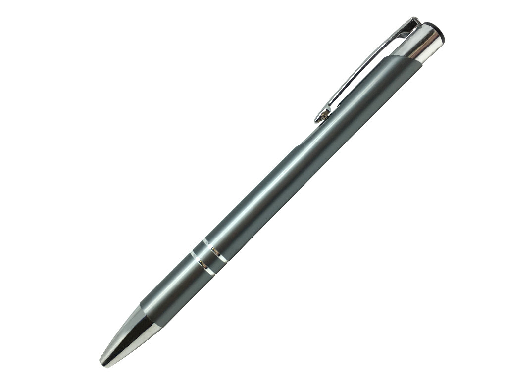 Ручка шариковая, COSMO, металл, серый/серебро