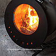 Печь для сауны IKI Mini со стальной дверцей "смайл", фото 4